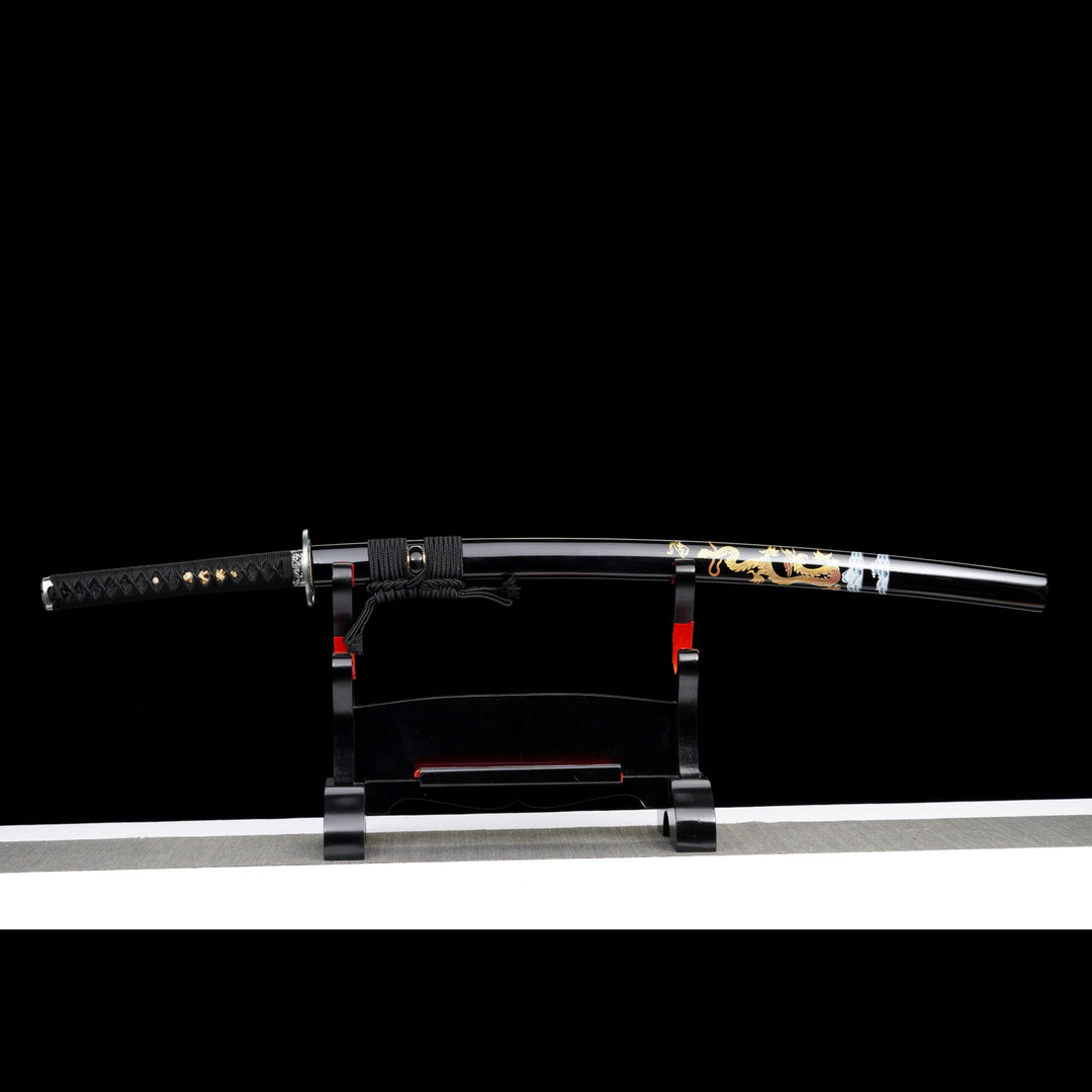 Silver Dragon Katana