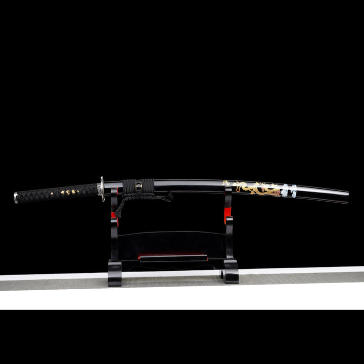 Silver Dragon Katana