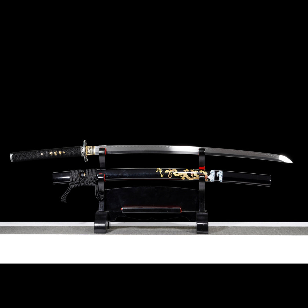 Silver Dragon Katana