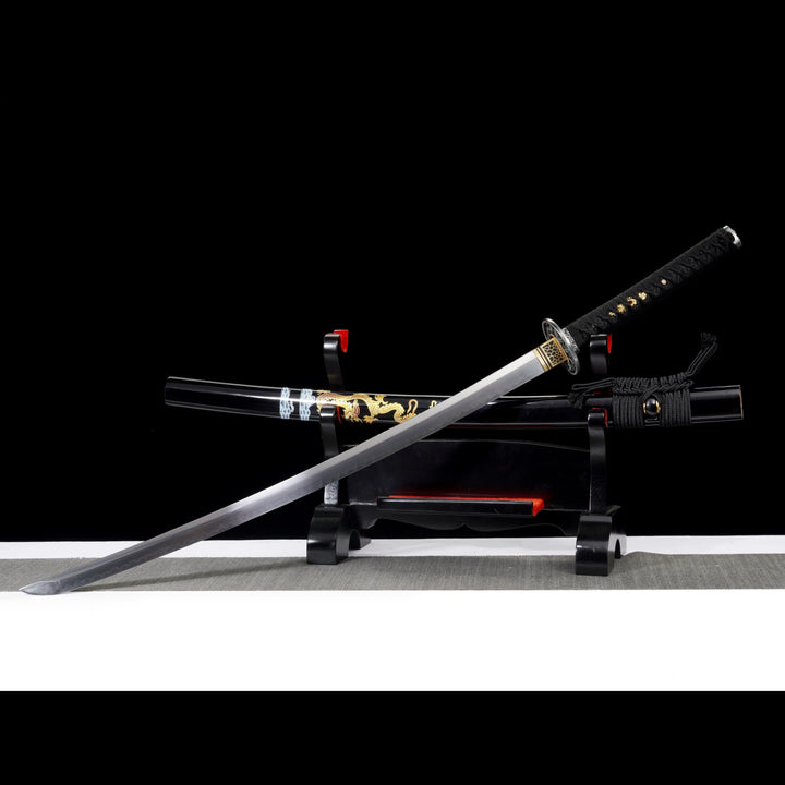 Silver Dragon Katana