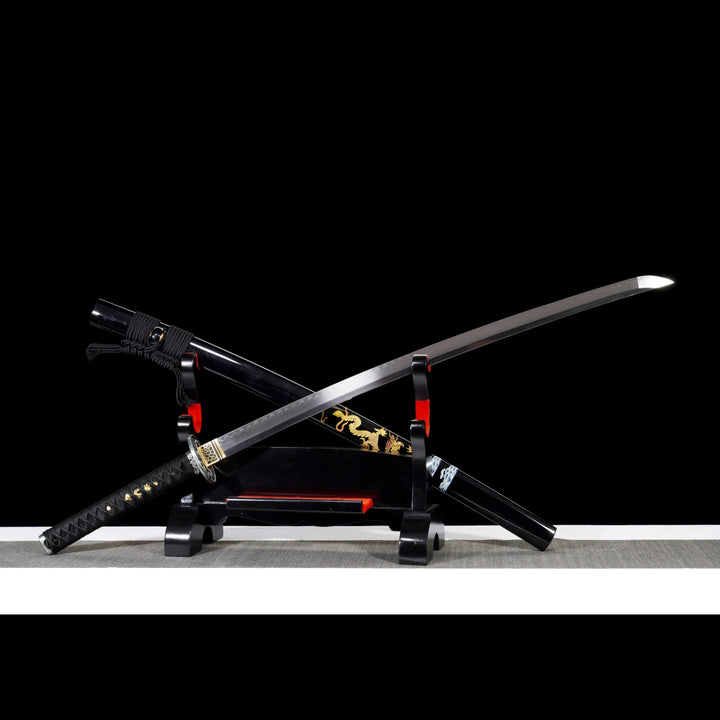 Silver Dragon Katana