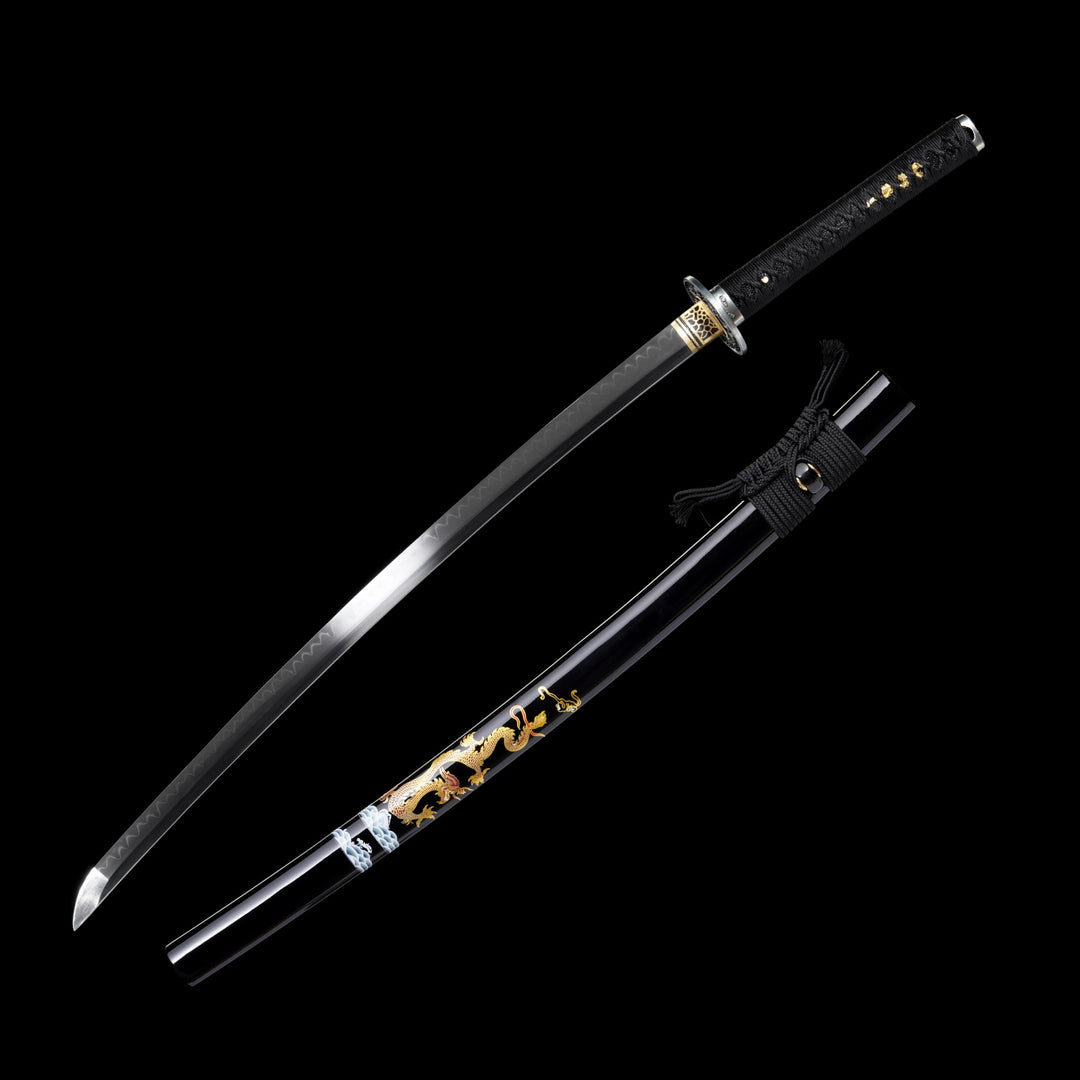 Silver Dragon Katana