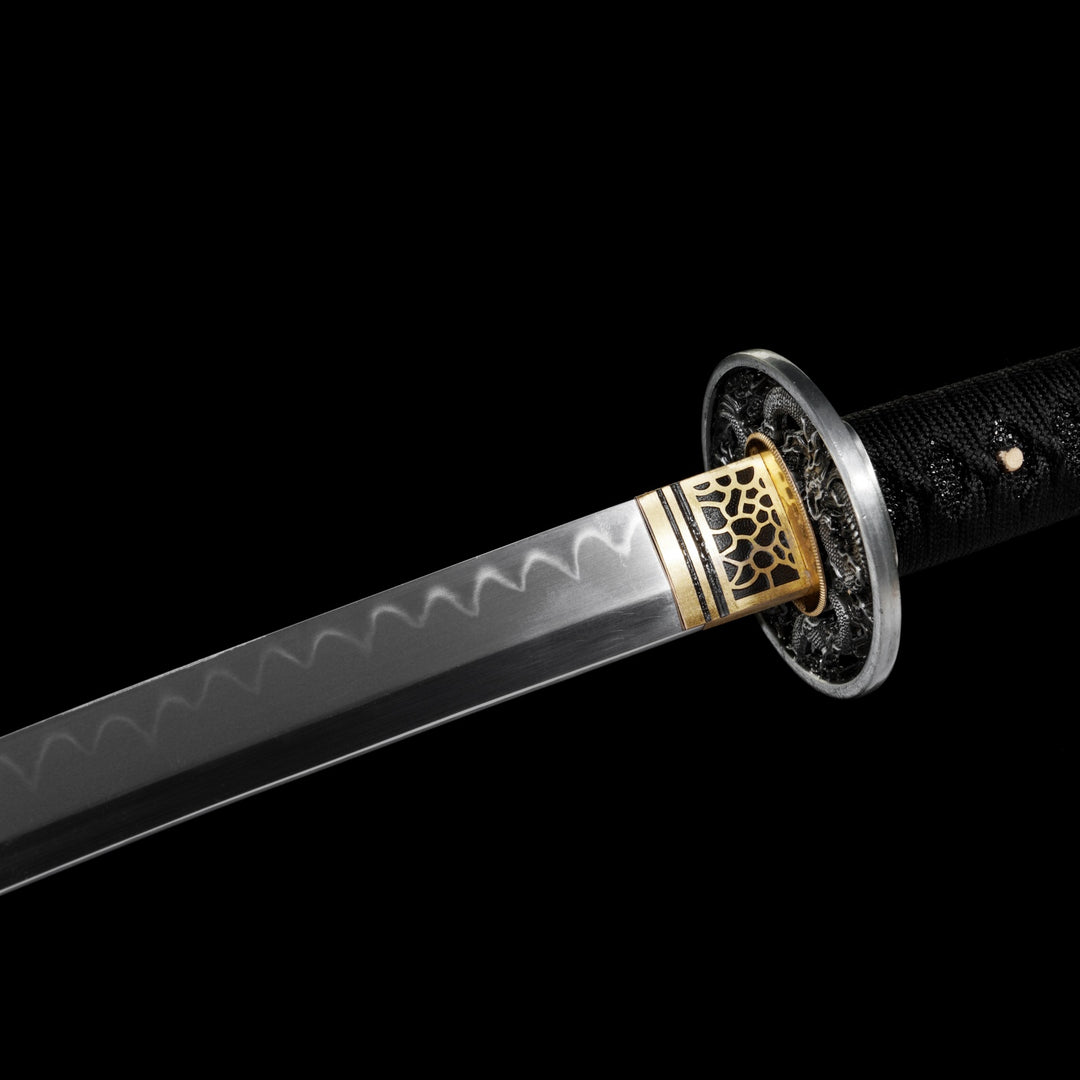 Silver Dragon Katana