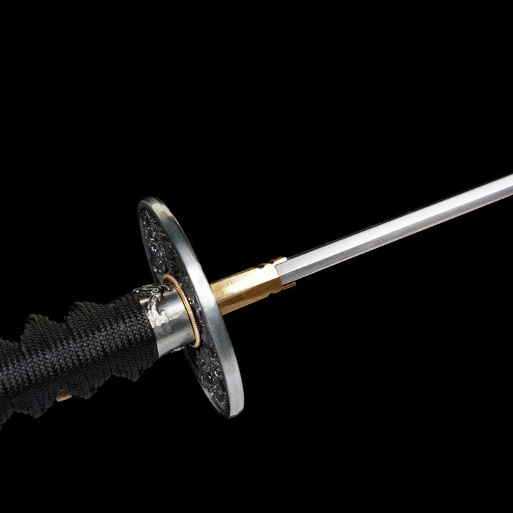 Silver Dragon Katana