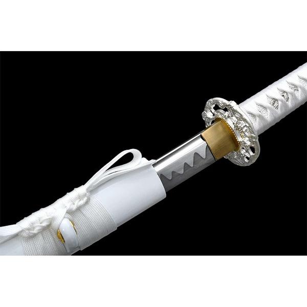 White Ukiyo-e Katana