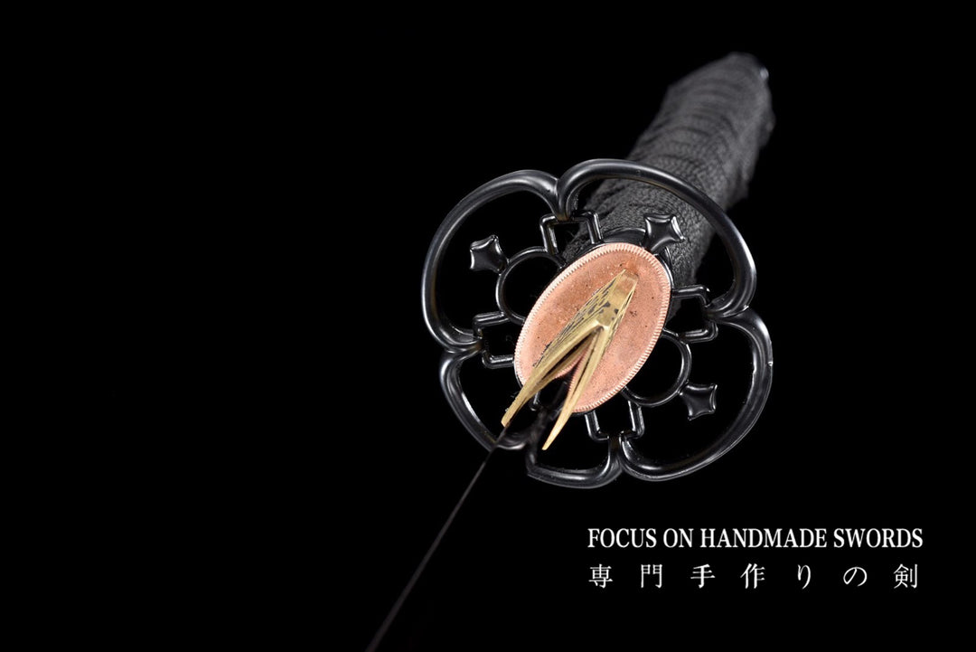 Color Treated Wakizashi Blue